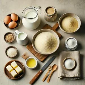 Ингредиенты для варки манной каши