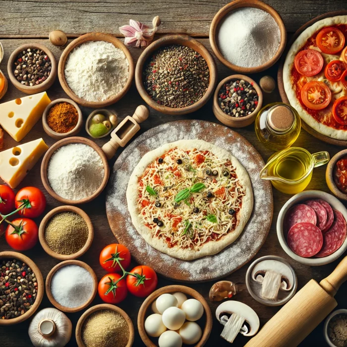 Ингредиенты для домашней пиццы