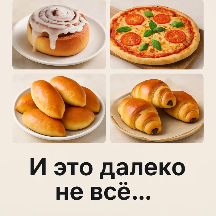 Выпечка из дрожжевого теста — идеи для готовки