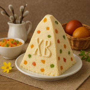 Творожная пасха с сухофруктами и изюмом