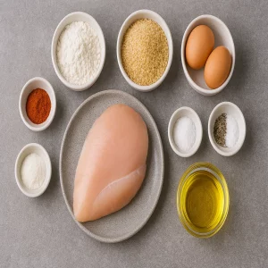 Ингредиенты для куриных отбивных