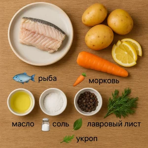 Ингредиенты для ухи