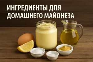 Ингредиенты для домашнего майонеза