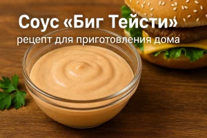 Соус Биг Тейсти — рецепт для приготовления дома