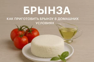 Домашняя брынза — пошаговый рецепт