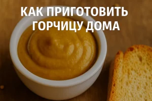 Домашняя горчица — пошаговый рецепт с фото