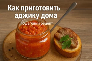 Рецепт домашней аджики с фото — обложка