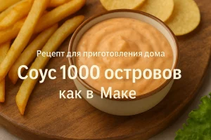 Соус 1000 островов как в Макдональдсе — обложка рецепта