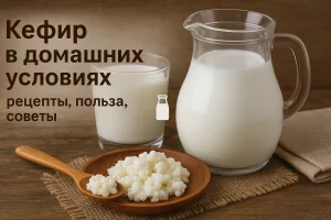 Кефир в домашних условиях — рецепты, польза, советы