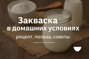 Закваска в домашних условиях — рецепт и применение