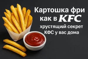 Обложка статьи: картошка фри как в KFC