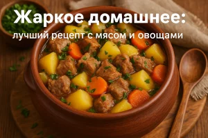 Жаркое домашнее — лучший рецепт с мясом и овощами