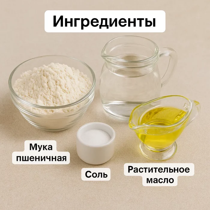 Ингредиенты для лаваша на сковороде