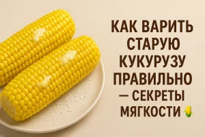 Как варить старую кукурузу — обложка статьи