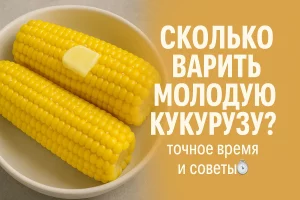 Сколько варить молодую кукурузу — обложка статьи