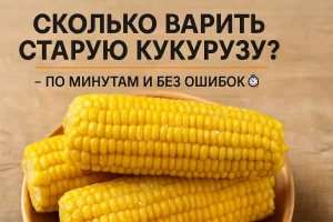Сколько варить старую кукурузу — обложка статьи