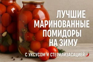 Маринованные помидоры — обложка рецепта