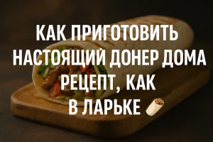 Как приготовить настоящий донер дома — обложка статьи