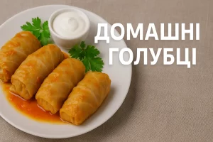 Обкладинка рецепту Домашні голубці