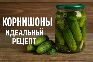 Рецепт корнишонов на зиму в банках
