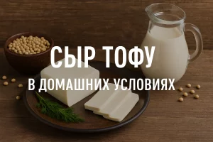 Сыр тофу в домашних условиях — обложка рецепта