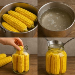 Покрокове консервування кукурудзи в качанах у банках
