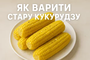 Обкладинка рецепту “Як варити стару кукурудзу”
