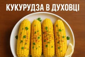 Обкладинка з кукурудзою та написом «КУКУРУДЗА В ДУХОВЦІ»