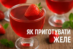 Обкладинка до рецепта «Як приготувати желе»
