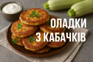 Оладки з кабачків — обкладинка статті