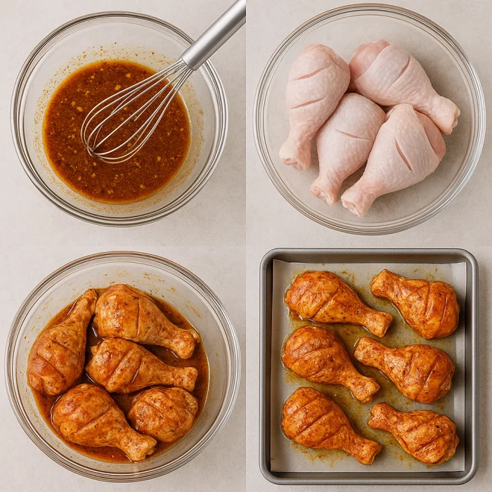 Покрокове приготування маринованої курки