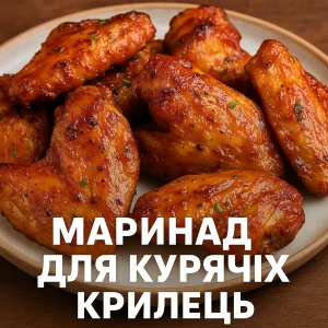 Курячі крильця на обкладинку рецепту