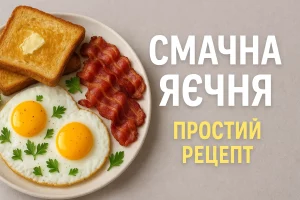 Смачна яєчня — простий рецепт