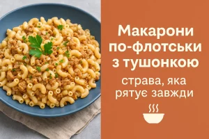 Макарони по-флотськи з тушонкою — страва, яка рятує завжди