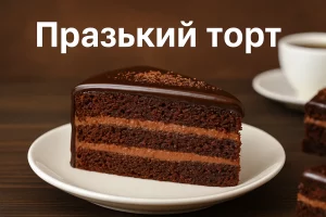 Празький торт — обкладинка рецепту