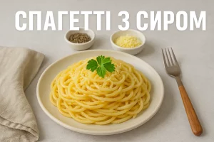 Спагетті з сиром — обкладинка з текстом