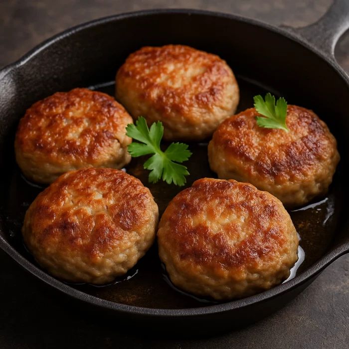 Домашні котлети зі свинини на сковороді