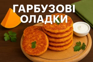 Гарбузові оладки — рецепт