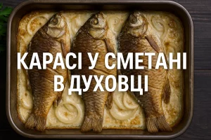 Обкладинка статті «Карасі у сметані в духовці»