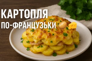 Картопля по-французьки — рецепт у духовці