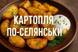Картопля по-селянськи — простий і смачний рецепт
