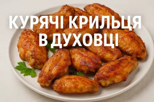 Обкладинка статті «Курячі крильця в духовці»