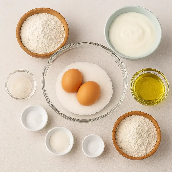 Інгредієнти для приготування мафінів