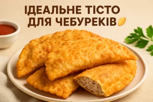 Ідеальне тісто для чебуреків — обкладинка