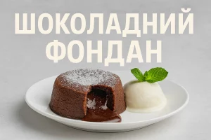 Обкладинка статті — Шоколадний фондан