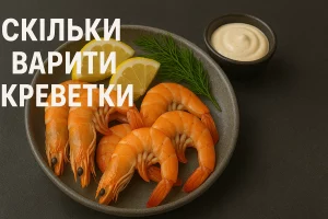 Скільки варити креветки — обкладинка статті