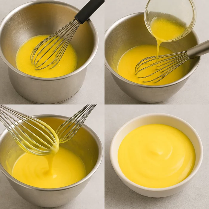 Покрокове приготування соусу Голландез