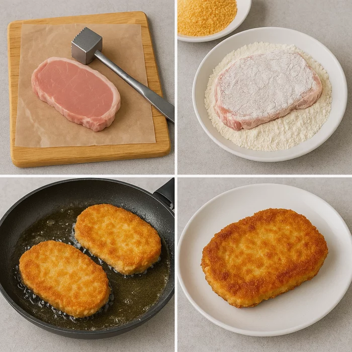 Покрокове приготування свинячих відбивних