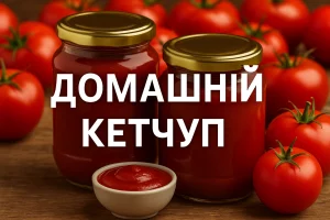 Обкладинка статті «Домашній кетчуп на зиму»