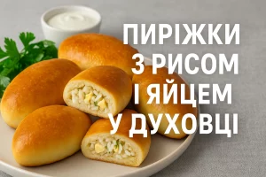 Обкладинка «Пиріжки з рисом і яйцем у духовці»